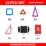 Magnetic Construction Magnet Designer Big Size Building Blocks Set Educational Toys For Kids