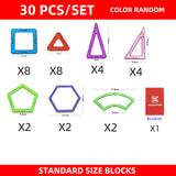 Magnetic Construction Magnet Designer Big Size Building Blocks Set Educational Toys For Kids