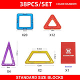 Magnetic Construction Magnet Designer Big Size Building Blocks Set Educational Toys For Kids