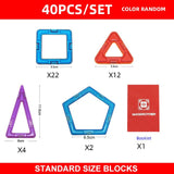 Magnetic Construction Magnet Designer Big Size Building Blocks Set Educational Toys For Kids