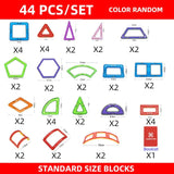 Magnetic Construction Magnet Designer Big Size Building Blocks Set Educational Toys For Kids