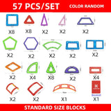 Magnetic Construction Magnet Designer Big Size Building Blocks Set Educational Toys For Kids