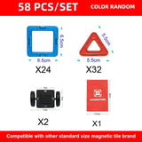 Magnetic Construction Magnet Designer Big Size Building Blocks Set Educational Toys For Kids