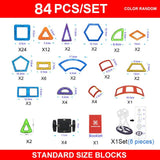 Magnetic Construction Magnet Designer Big Size Building Blocks Set Educational Toys For Kids