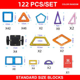 Magnetic Construction Magnet Designer Big Size Building Blocks Set Educational Toys For Kids