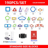 Magnetic Construction Magnet Designer Big Size Building Blocks Set Educational Toys For Kids