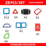 Magnetic Construction Magnet Designer Big Size Building Blocks Set Educational Toys For Kids