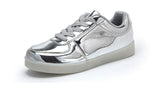 UncleJerry Size 31-46 USB chargering Led Shoes for kids & adults Light Up Sneakers for boys girls men women Glowing Party Shoes