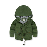 Benemaker Children Winter Outdoor Fleece Jackets For Boys Clothing Hooded Warm Outerwear Windbreaker Baby Kids Thin Coats YJ023