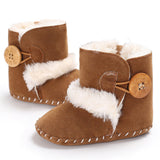 Baby Girl Boy Snow Boots Winter Half Boots Infant Kids New Soft Bottom Shoes