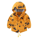 Benemaker Children Winter Outdoor Fleece Jackets For Boys Clothing Hooded Warm Outerwear Windbreaker Baby Kids Thin Coats YJ023