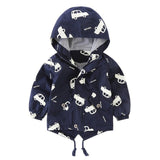 Benemaker Children Winter Outdoor Fleece Jackets For Boys Clothing Hooded Warm Outerwear Windbreaker Baby Kids Thin Coats YJ023