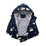 Benemaker Children Winter Outdoor Fleece Jackets For Boys Clothing Hooded Warm Outerwear Windbreaker Baby Kids Thin Coats YJ023