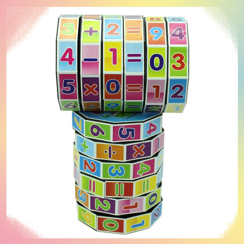 Kids  Educational Toys  Smart Digital Cubes Mathematical Magic Cube for Children Learning Add Subtract Multiply Divide