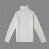 LILIGIRL Baby Girls Winter Turtleneck Sweater Colthes 2018 Autumn Boys Children Clothing Pullover Knitted Solid Kids Sweaters