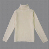 LILIGIRL Baby Girls Winter Turtleneck Sweater Colthes 2018 Autumn Boys Children Clothing Pullover Knitted Solid Kids Sweaters