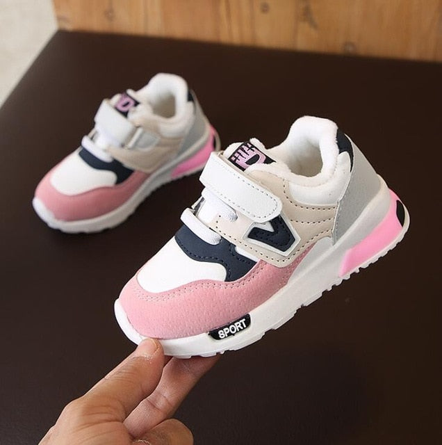 Autumn Winter Kids Shoes Baby Boys Girls Children's Casual Warm Sneakers Breathable Soft Running Sports Shoes Size 21-30
