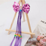 Xugar Hair Accessories Hair Bows Hair Bands for Girls Mermaid Bowknot Scrunchie for Hair Tie Kids Long Braid Pigtails Headband
