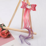 Xugar Hair Accessories Hair Bows Hair Bands for Girls Mermaid Bowknot Scrunchie for Hair Tie Kids Long Braid Pigtails Headband