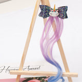 Xugar Hair Accessories Hair Bows Hair Bands for Girls Mermaid Bowknot Scrunchie for Hair Tie Kids Long Braid Pigtails Headband