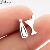 Jisensp Stainless Steel Ballet Earrings for Women Mickey Earing Fashion Tree of Life Stud Earring Girls Jewelry Kids Accessories