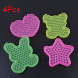 Kids Perler Pegboard Water Bead Animal Molds Accessories Magic Bead Jigsaw 3D Puzzle Educational Toys DIY Children Magic Beads