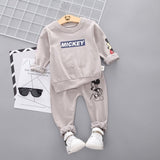 New Spring Autumn Children Clothing Boys Cartoon Casual Sports T-shirt Pants 2pcs/Set Infant Outfit Kids Clothes Suit Tracksuits